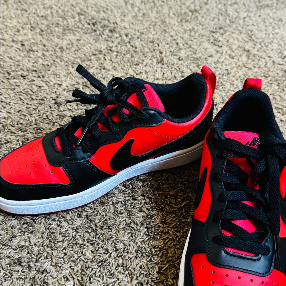 Nike Red and Black Sneakers